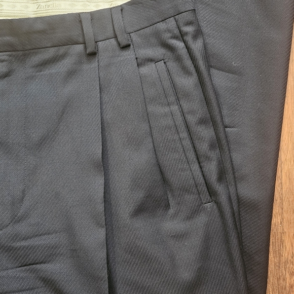 ZANELLA mens uncommon wv wool fleece  pants SIZE 36x32 COLOR BLACK  CP22 - Picture 4 of 16